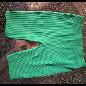 ZARA teal biker shorts